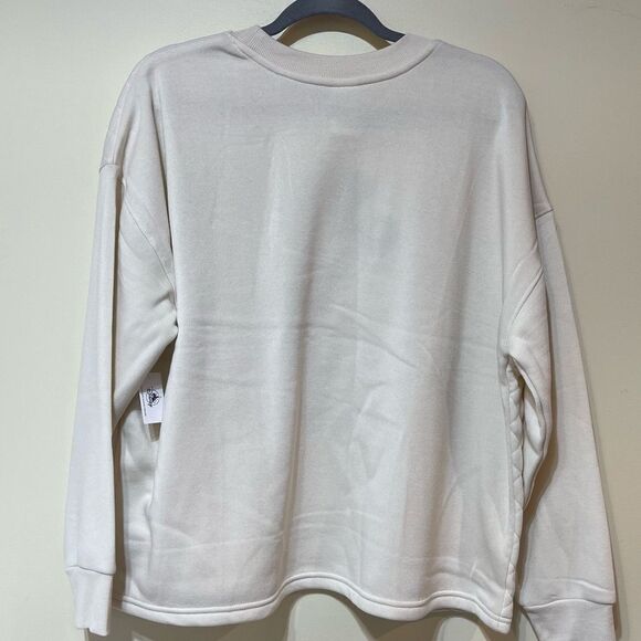 Disney Mickey Mouse Cream Sweatshirt XL NWT - Picture 5 of 14